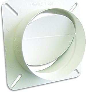 DUNDAS JAFINE DB4ZW Dryer Vent Draft Blocker, White