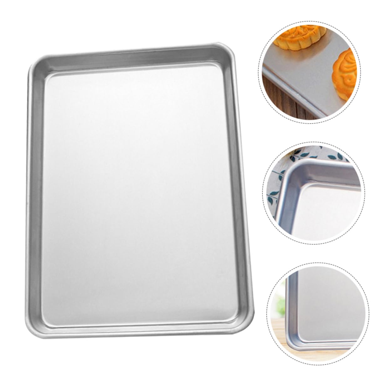 IMIKEYA 2pièces Moule à Pâtisserie Réutilisable Pour Gâteaux Biscuits Plaque De Cuisson Antiadhésive