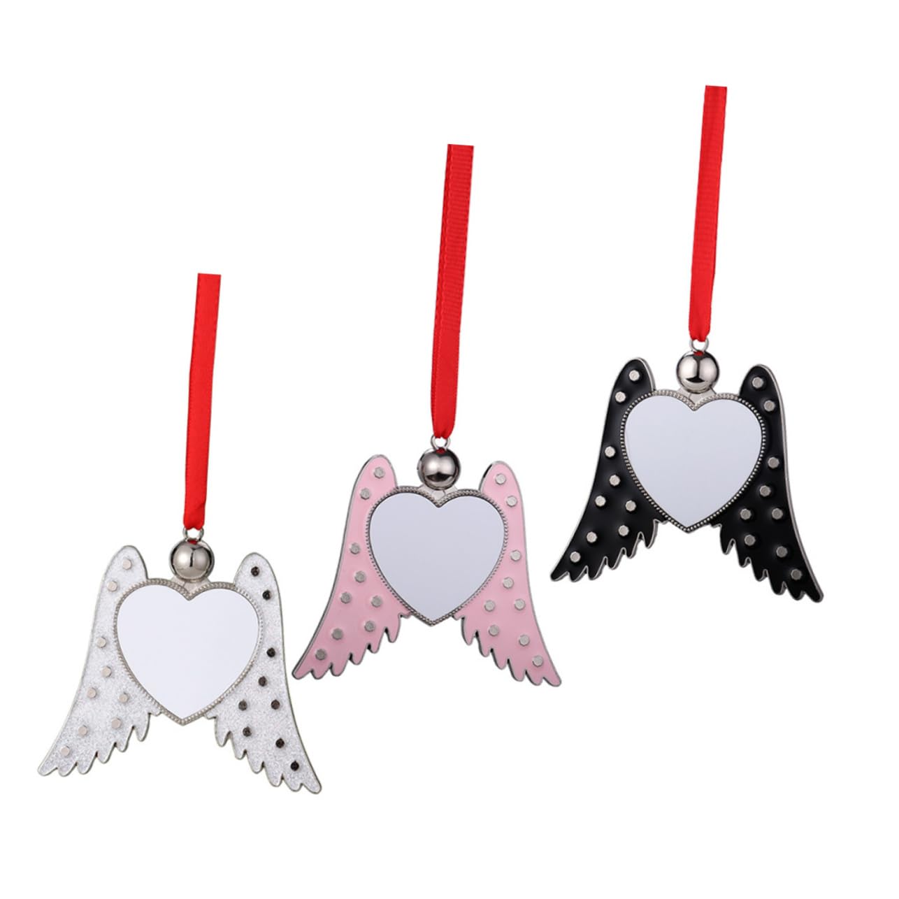 Cabilock 3 Ensembles Pendentif Sapin De Noël Lumières Féériques Lumière Décor d'ailes d'ange De Noël Guirlande Lumineuse Extérieure Vignes avec Guirlandes Lumineuses Aile Métal 3 Pièces * 3