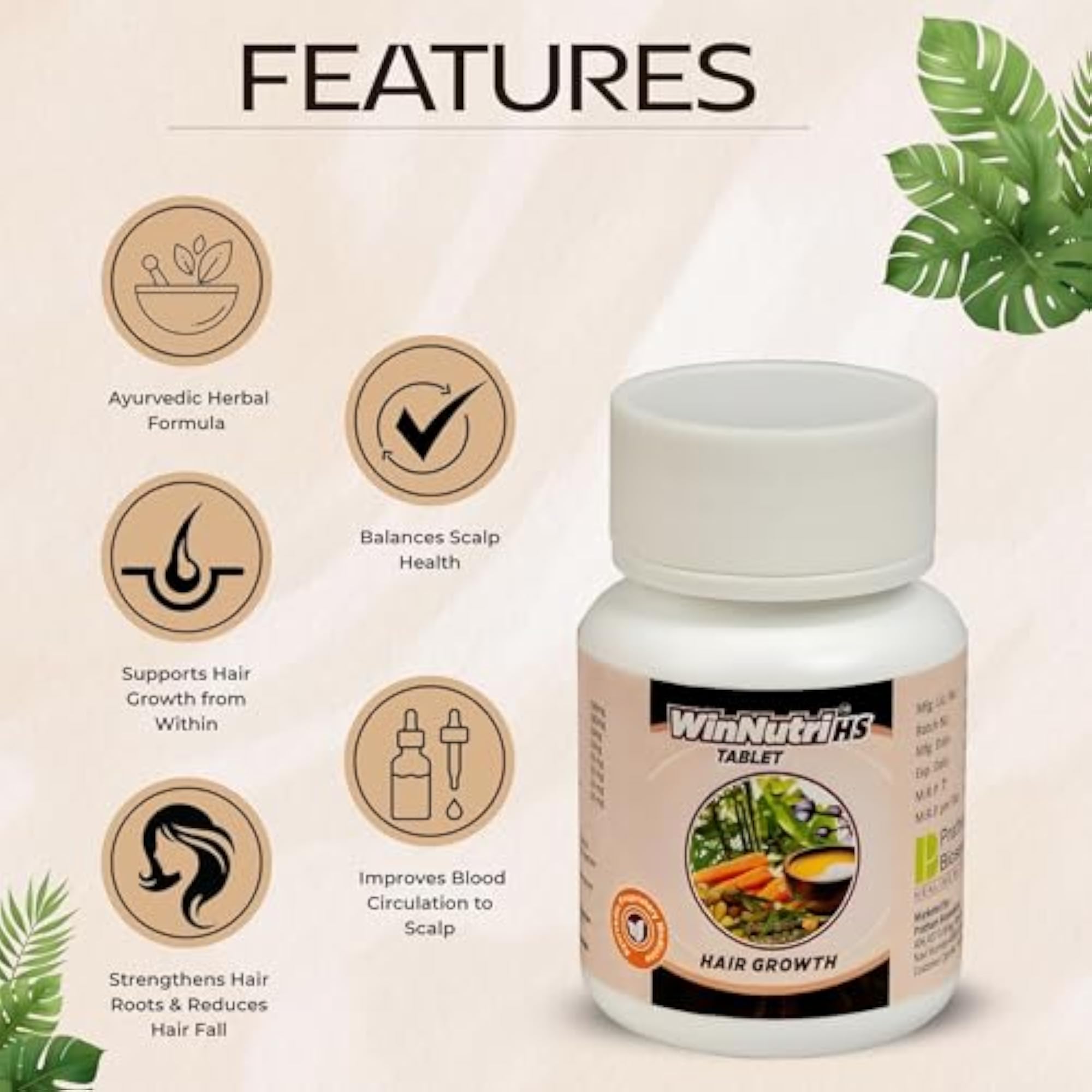 WinNutri HS Tablets for Hair Care