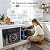 GLACIER FRESH GFU03 Reverse Osmosis System 800 GPD, No Electric/Noise, 3:1 Pure to Drain, 5-Stage Tankless Under-Sink Water Filter System, Filtration Accuracy 0.0001?m, for Any Under-Sink Setting