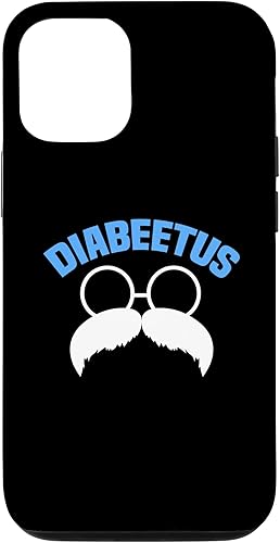 Funda divertida para barba diabética para iPhone 13 Diabeetus