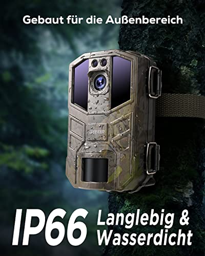Wildkamera iZEEKER mit 4K Video und 48MP Fotoqualität