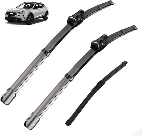 Escobillas para limpiaparabrisas delantero y trasero para Cupra Formentor 2020 2021 2022 2023 VZ5 VZ5, limpiaparabrisas, accesorios de automóvil