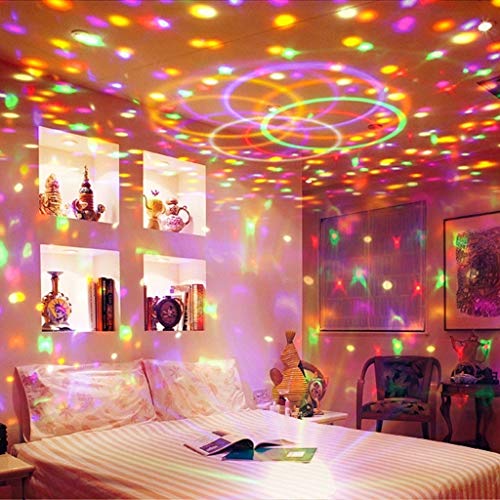 Magic Ball Light disco avec télécommande et 120 styles de stroboscope blanc