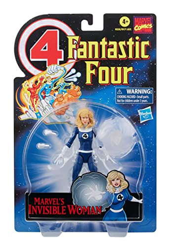 Marvel F0350 Legends Series Retro Fantastic Four Marvel'S Invisible Woman 6-Inch Action Figure Toy thumb #2