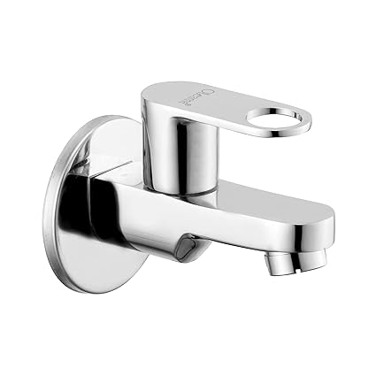 Oleanna Prime-bc Prime Brass Quarter Turn Fittings Bib Cock (Silver, Chrome Finish)