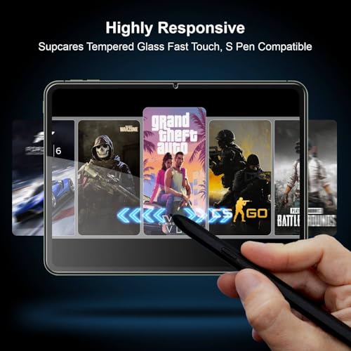 Image of SupCares Tempered Glass for OnePlus Pad Go (11.35 Inch) With Installation Kit | Military-Grade Gorilla Screen Protector | Edge to Edge Coverage | Transparent