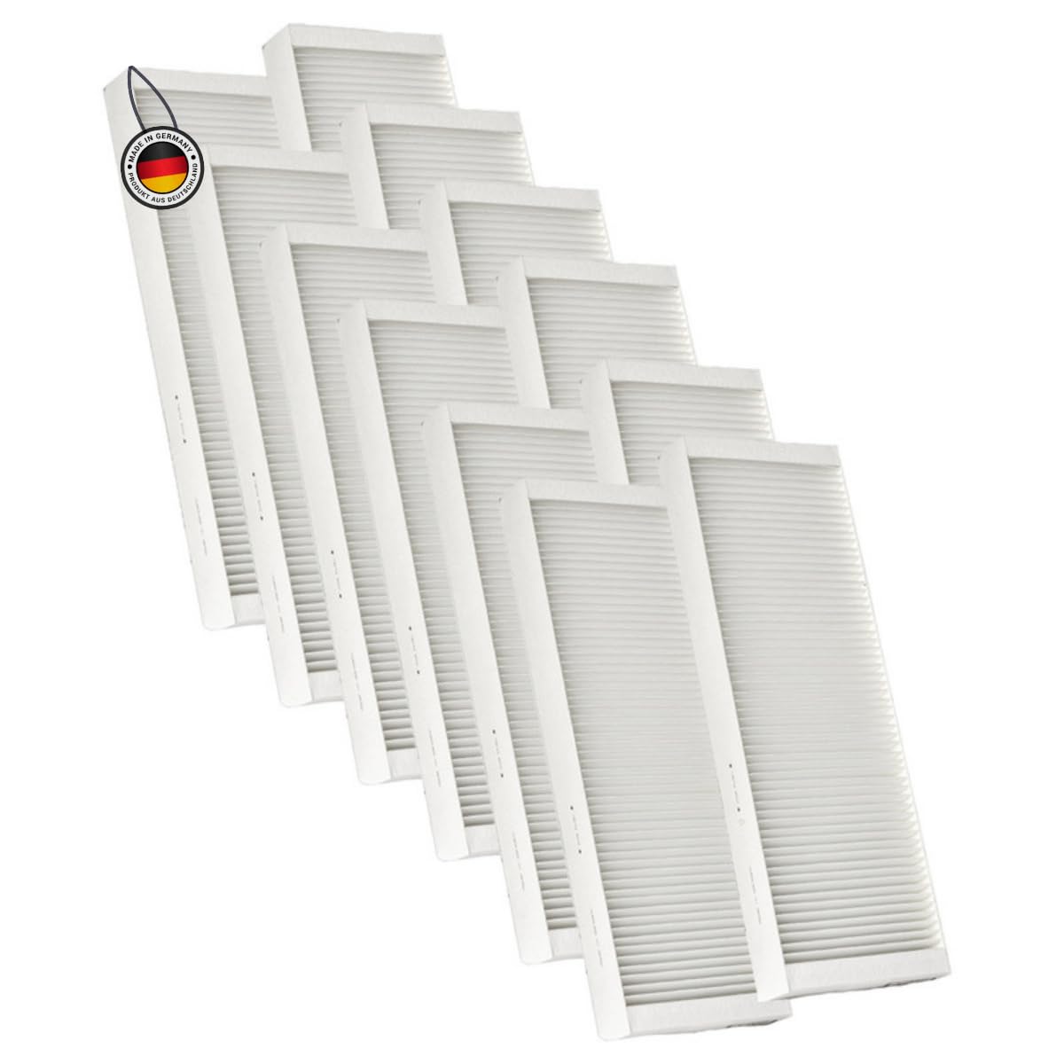 Tops Filter Für Vaillant RecoVAIR VAR 260/4 (E) / 360/4 (E) | 12x Vaillant Filter F7 G4 | RecoVAIR 260/4 Filter | Filter Lüftungsanlage Vaillant | 6x 165x492x47 mm + 6x 161x492x47 mm