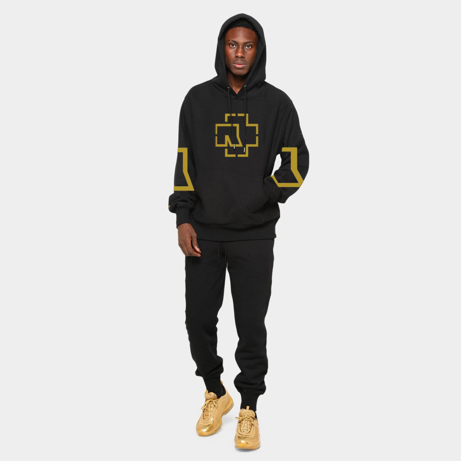 Herren Casual Hoodie Leichtes Langarm Sport mit Kapuze -Sweatshirts mit Kapuzenpullover
