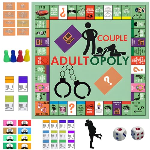 Board Games Couples Game Interactive Date Night Ideas Portable Board Game for Relationship Enrichment Green Box