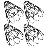 SOLUSTRE 4 Pcs Iron Wire lampshade lamp Guard for Ceiling Fan Hanging Metal Wire lamp Shade Metal Wire Cage Vintage Lamp Guard Vintage Industrial Light Bulb Cage Industrial Light