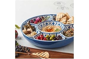 Lazy Susan 7-Piece Serving Tray Set with Lid