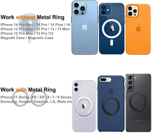 Miniatura 6 de Soporte magnético para portavasos de automóvil para MagSafe, paquete de 2 soportes para teléfono celular con expansor de portavasos para portavasos