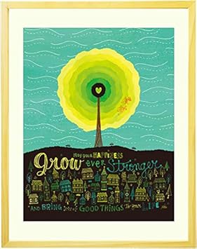 Amazon Co Jp プレゼント 絵 幸せアート しあわせの芽 退職祝い 男性 女性 お礼の品 餞別 贈り物 ギフト 上司 人気 送別会プレゼント 代 30代 40代 50代 60代 ホーム キッチン