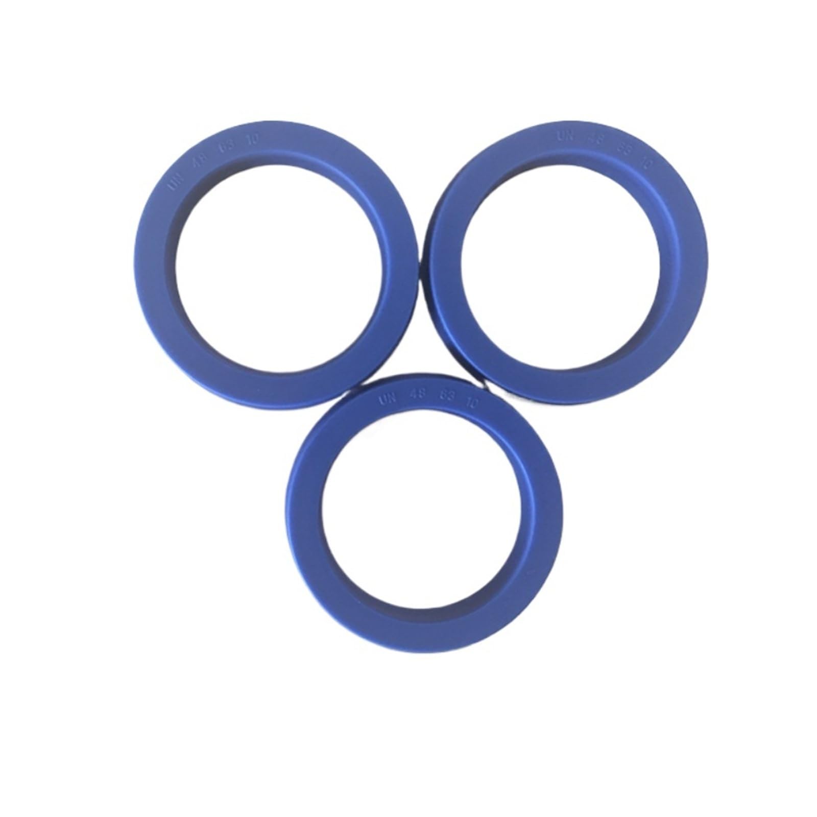 Hardware Fittings UN 80 * 100 12 80x100x12 105 80x105x12 Blue U Cup Lip Pneumatic Piston Hydraulic Rotary Shaft Rod Ring Gasket Wiper Oil Seal Washer(3Pcs 80x100x12)
