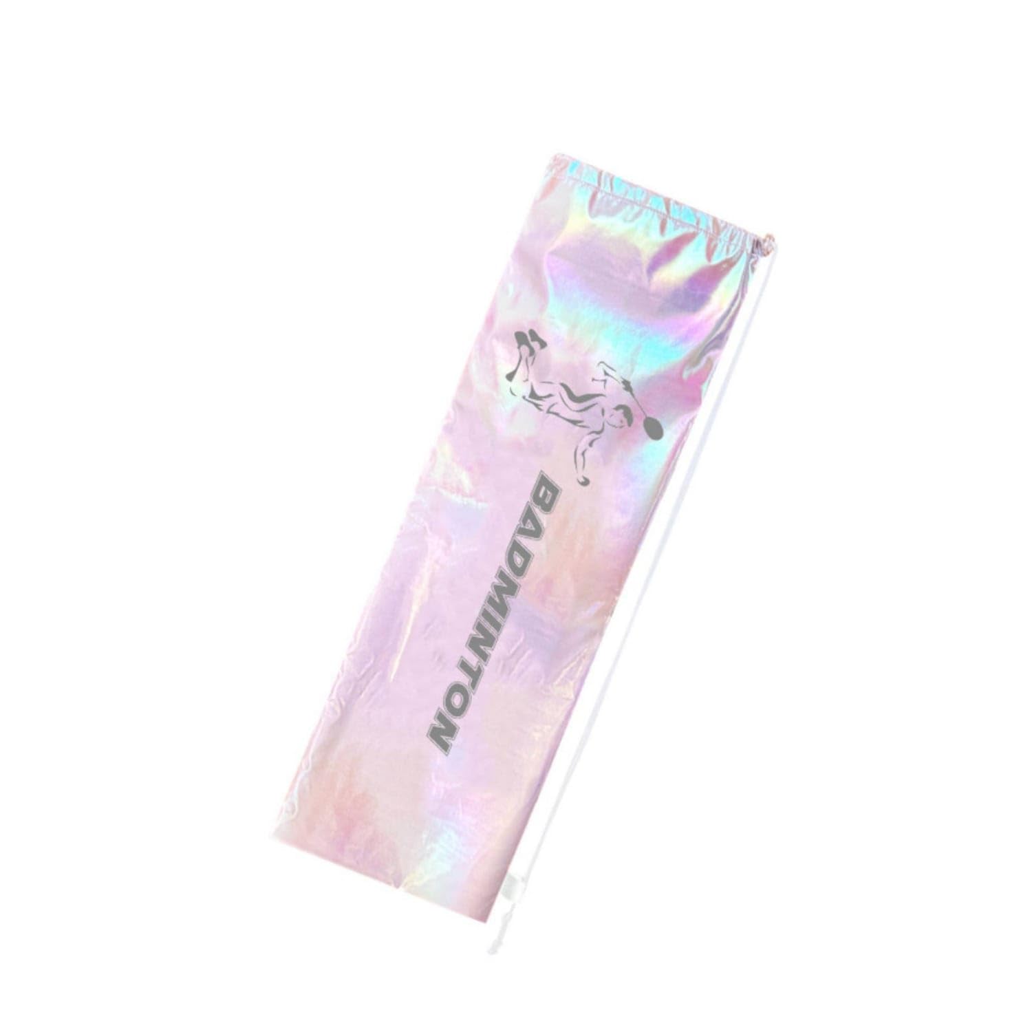 Holographic Badminton Racket Bag Iridescent Badminton Racket Pouch Glossy Finish, 24-74cm, Badminton-image-32