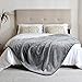 Yaning Waterproof Blanket for Bed Couch Sofa, Soft Liquid Pee Proof Pet Blanket for Dog Puppy Cat, Reversible Sherpa Fleece Furniture Protector (Grey, 60x80 inches)
