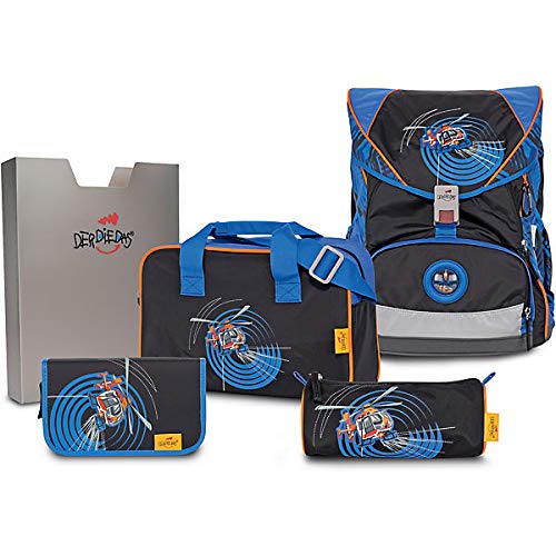 Preisvergleich Produktbild DERDIEDAS SCHULTASCHENSET XL ERGOFLEX (Helicopter)