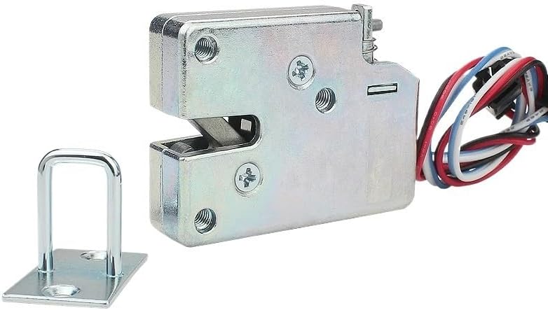 Mini Locker Door Lock DC5v12v24v Electric Control Lock Small Electronic Lock Smart Mailbox Lock Magnetic Lock(Color:DC12V)
