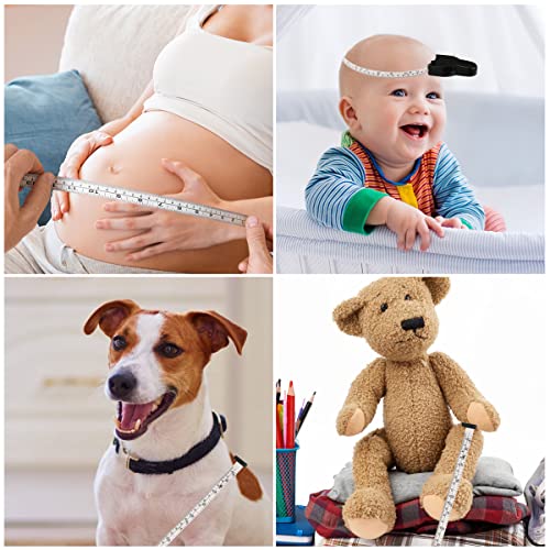 3Pcs Body Measure Tape 60Inch (150Cm), Automatic Telescopic Tape Measure, Portable And Ergnomic , Retractable Measuring Tape For Body Measurement And Weight Loss(Cm & Inch) #TOP4