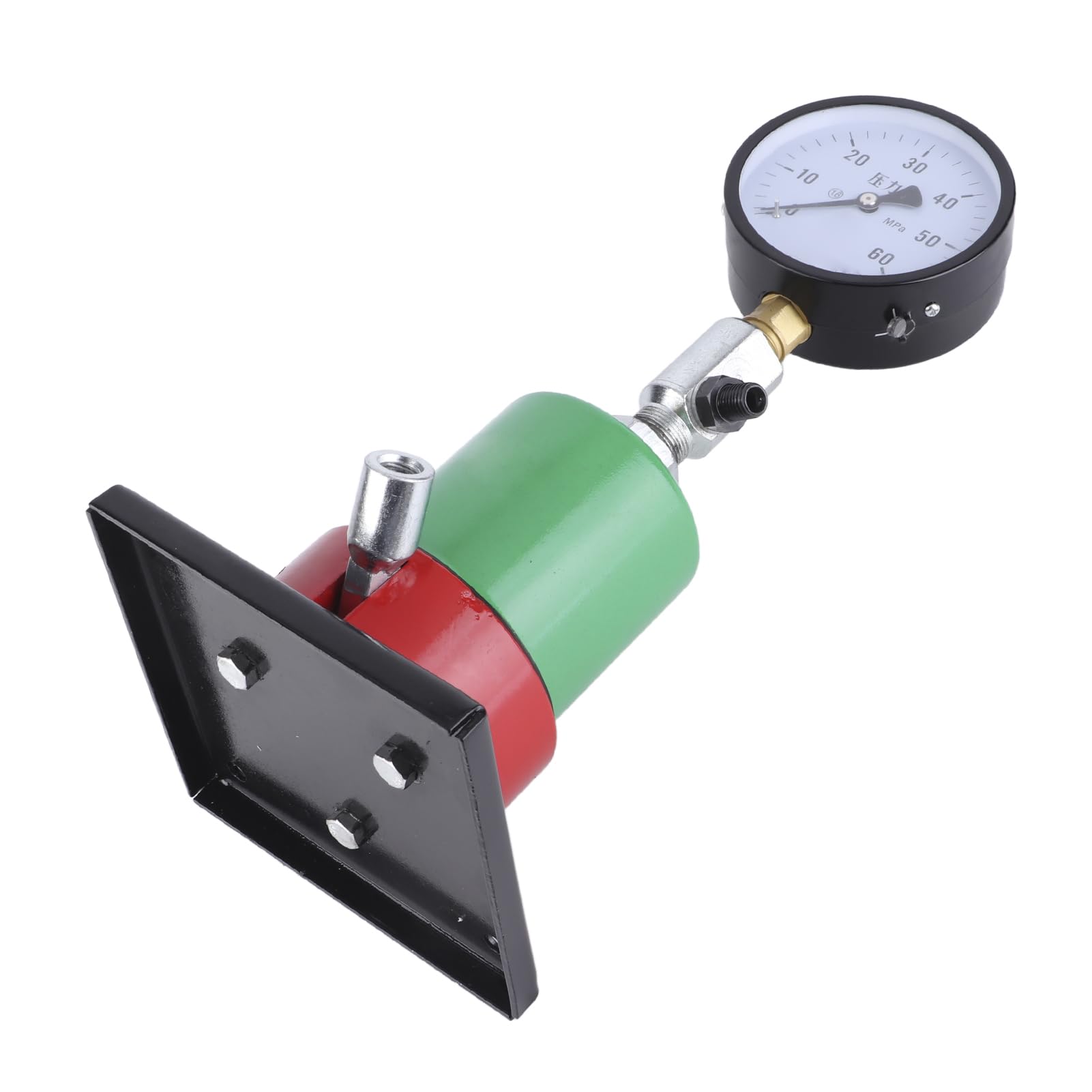 Probador de presión pop de boquilla de inyector diésel 0 60MPA M12x1 5MM Herramienta automotriz de doble rosca para motores Probador de boquilla de inyector diésel de grado