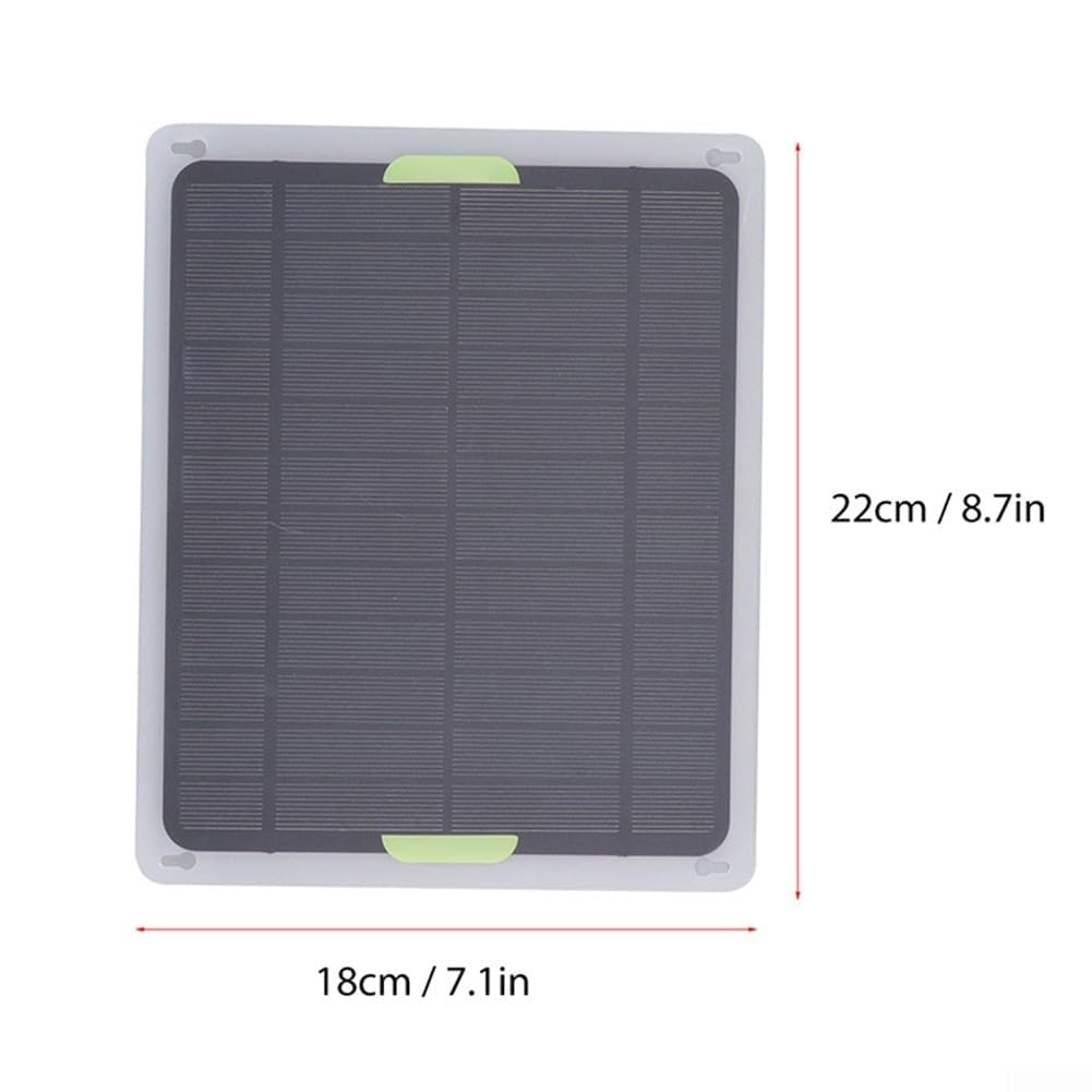 Whychstore radiatore del pannello solare dei cristalli 20W, radiatore all'aperto di Protable per la serra, capannone, casa dell'animale domestico