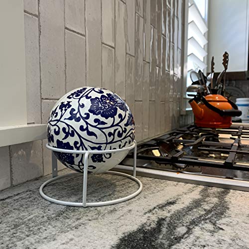 AFG Fireball-Fire Extinguisher Ball: Dutch Design, Decorative, Automatic Fire Extinguisher, with Mount, Adhesive Glow-in-The-Dark Sign and User Manual