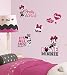 RoomMates Minnie Loves Pink Peel and Stick Wall Decals