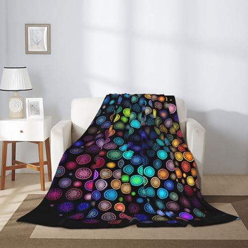 Couverture en flanelle douce légère chaude pour canapé sofa lit - 3