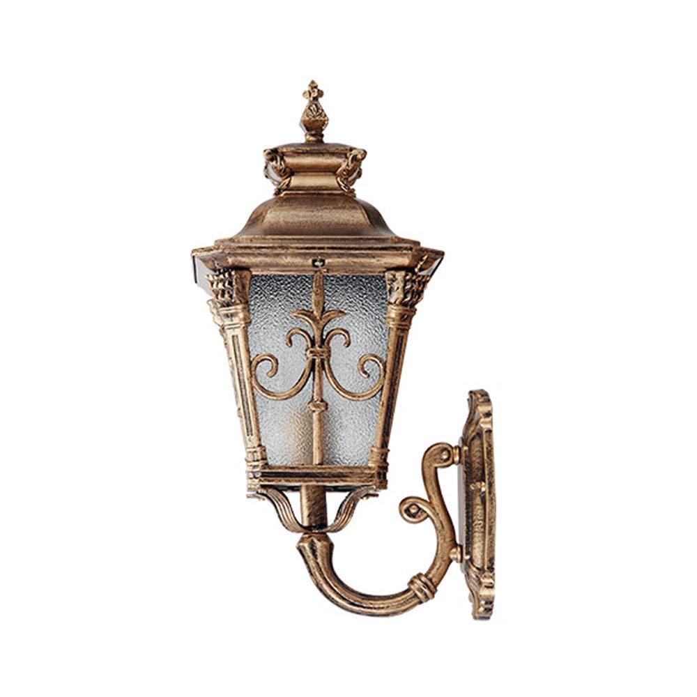 Lumière murale extérieur IP54 bronze 38x24cm pour éclairage de cour