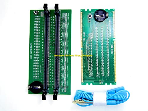 Lingvetron Nice Ddr3 Desktop Pc Computer Memory Module Stick And Ddr3 Motherboard Ram Slot Diagnostic Analyzer Post Tester Card Complete Set Solution Kit 240 Pin #TOP7
