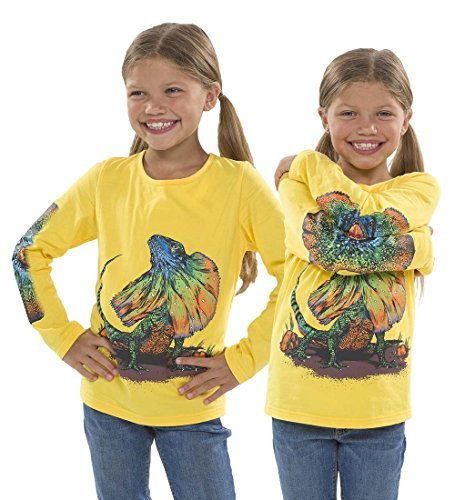 Glow Wild Chompomorphous Tee, in Lizard Size 6 Yellow