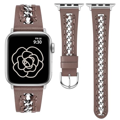 �R���p�`�u�� Apple Watch �o���h ���U�[ �X�e�����X�`�F�[�� 38�^40�^41�^42mm �A�b�v���E�H�b�` �o���h �v ������� ���� �����x���g ���f�B�[�X �����Ղ邤�������x���g �_�炩�� for iWatch Series 11 10 