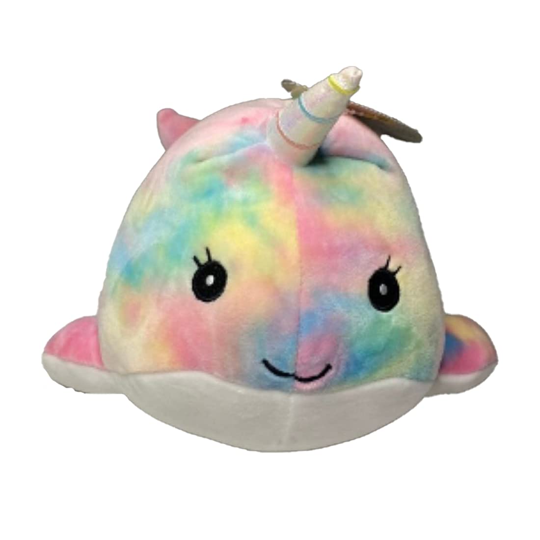 KELLYTOY Hollie Narwal Squishmallow 8” Tie Dye Limited Edition Soft Squishy Stuffed Plush Toy Animal