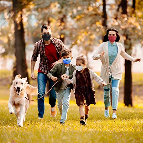 100Pcs Disposable Face Masks For Kids, 3-Ply Breathable Cute Safety Face Masks Children With Elastic Earloop For Girls Boys #TOP5