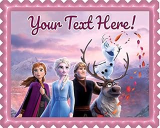 FROZEN II (Nr2) - Edible Cake Topper - 7.5" x 10" (1/4 sheet) rectangular