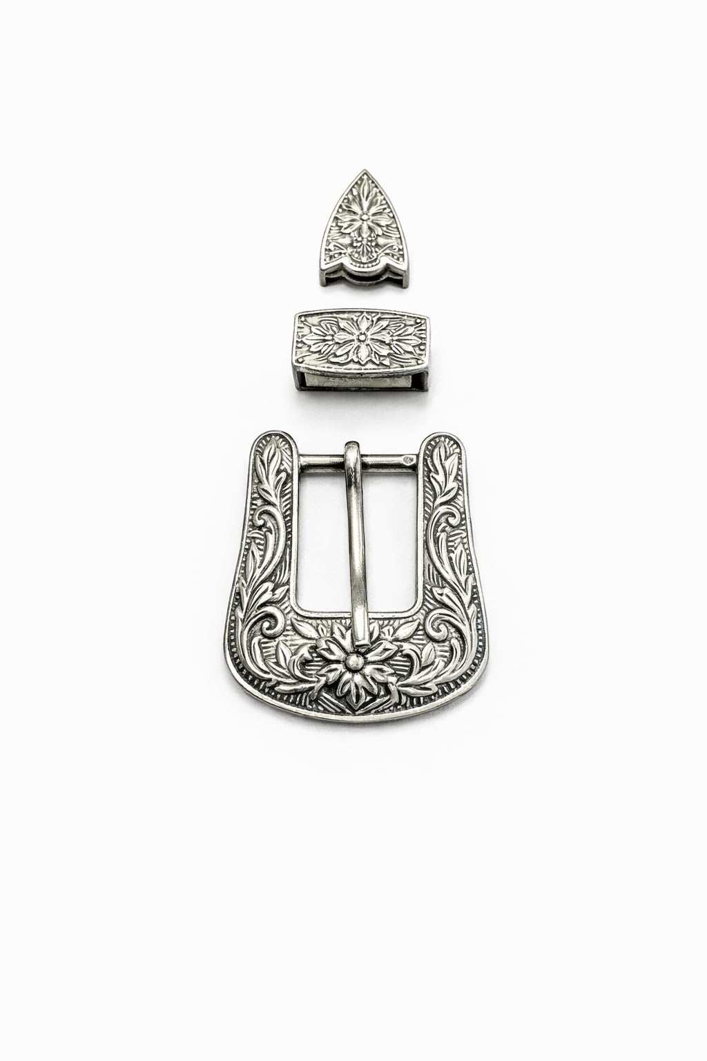 CBU 3 Pcs Buckle Set For Genuine Leather Belt Buckle For Men (20mm) [BF-127]