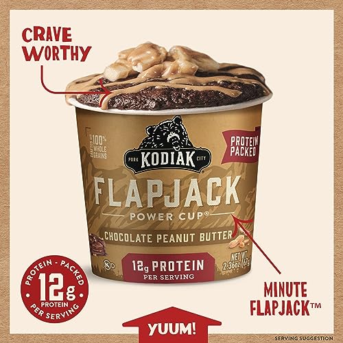 image for Kodiak Cakes Pancake On the Go, Chocolate Peanut Butter, 2.5 Ounce (Pa