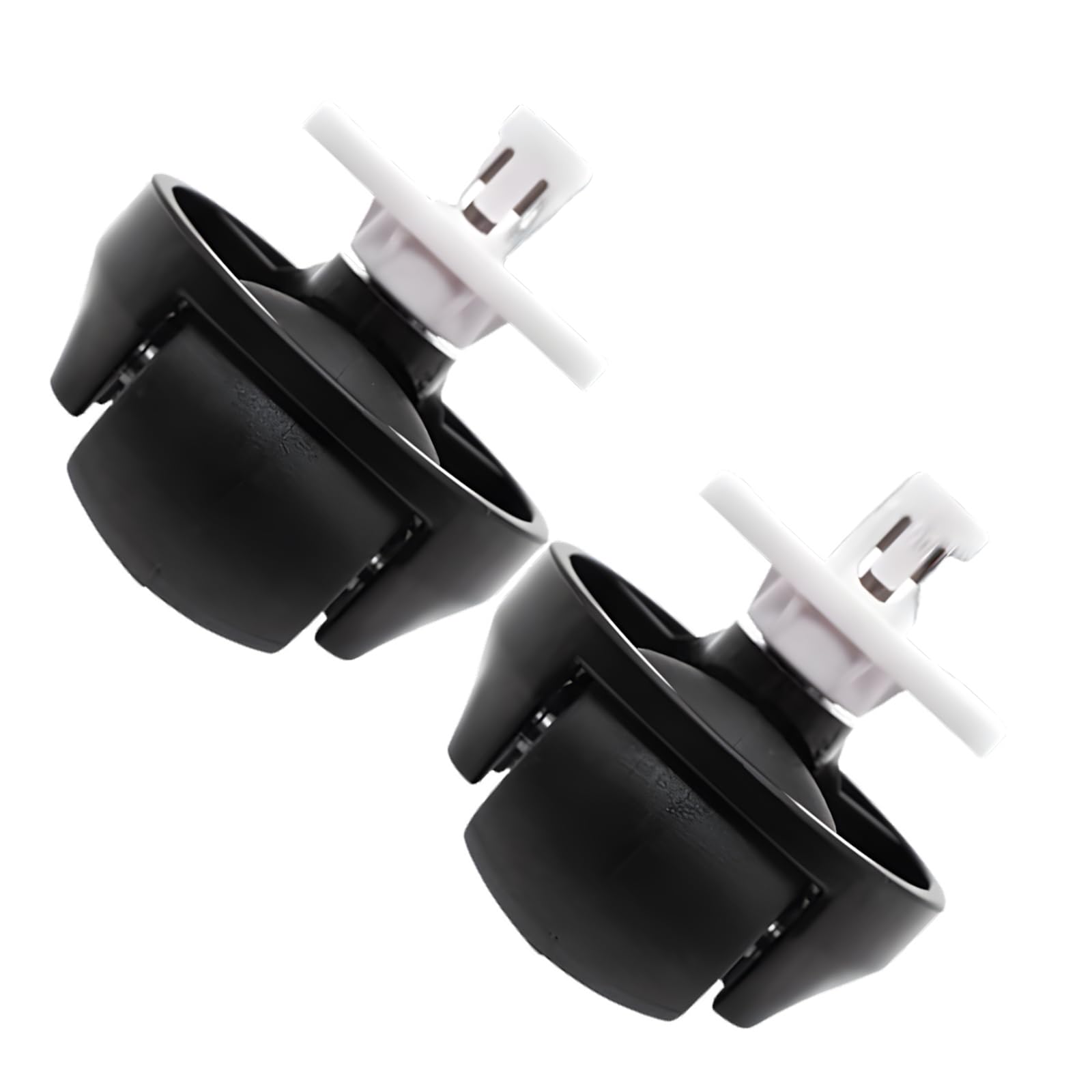Msioytog 2 Pieces Robotic Device Accessories Rotating Casters Featuring Quick Setup Denial Tools Required Robot Vacuum Accessories