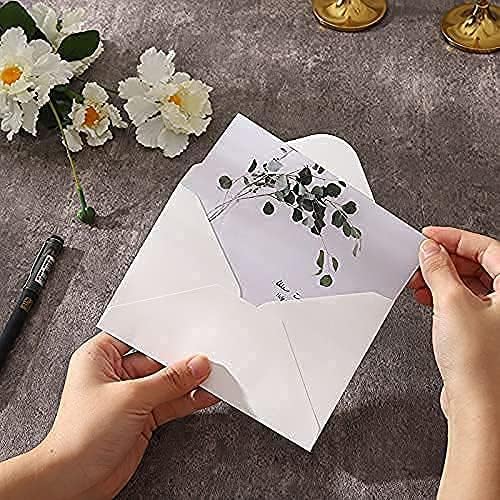 A7 Envelopes-100 Pack White Envelopes 5x7 V Flap, Perfect for 5x7 Photo,5X7 Cards, Invitation, Wedding, Announcements, Baby Shower-5.25" x 7.25" (white)