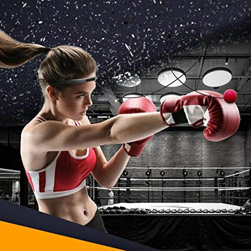 Conjunto de bolas de reflexo de boxe portátil Weite, 3 bolas de boxe com faixa de cabeça, equipament