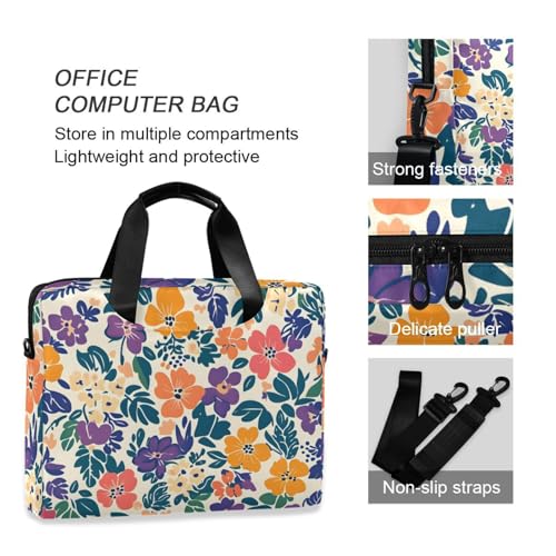 Funda para portátil ALAZA flores tropicales 13-15.6 pulg. miniatura 6