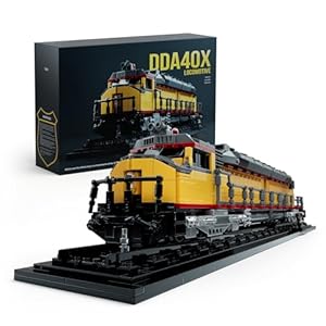 Nifeliz DDA40X Locomotive Building Set with Train Tracks, Collectible Steam Train Building Toy Model for Adult Train Lovers, Ideal Gift for Home Décor (1603 PCS, NF10296)