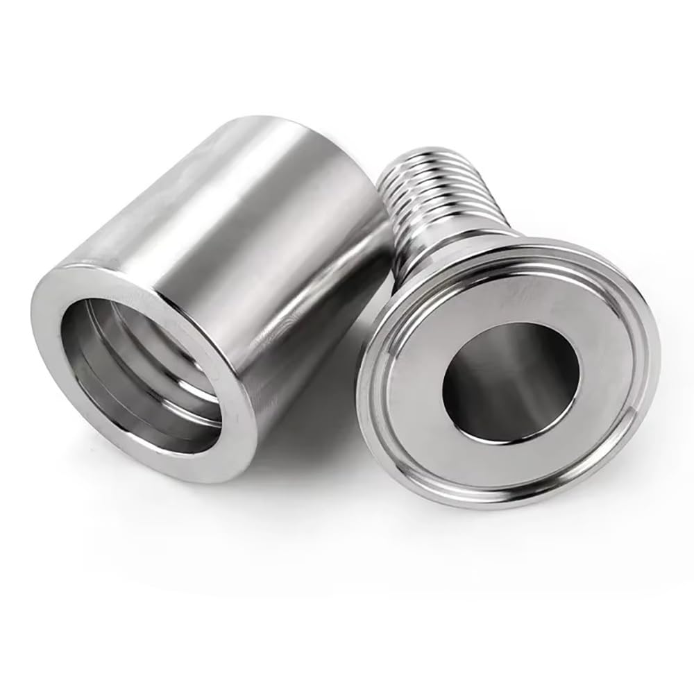 Dyibingdyb One Color Tri-Clamp Hose Barb Snap Joint, Sus 304 Stainless Steel, Fits 32Mm Id Tubing For Homebrew Beer 1Pcs(32Mm-K64mm-46 * 67Mm)