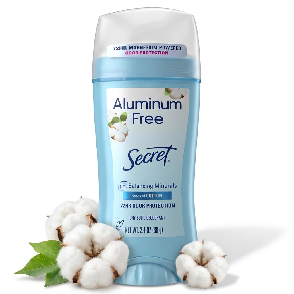 Secret Aluminum Free Cotton Koltuk Altı Deodorant Stick 68GR
