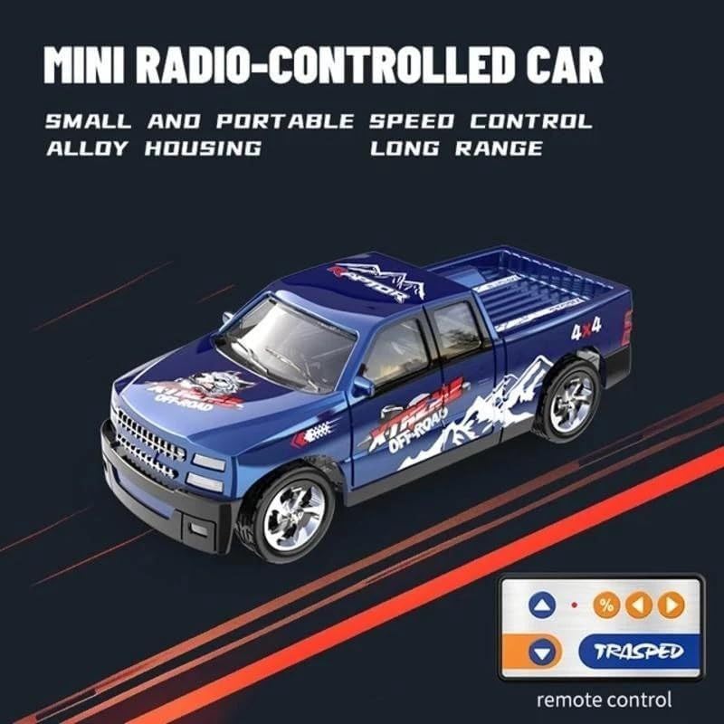 Image of Mini RC Car Remote Controlled Car from 3 4 5 6 Years 2.4GHz Mini RC Cars with Tractor and LED Light 1:64 Scale 3 Speed, Baby Cars Toy Gift
