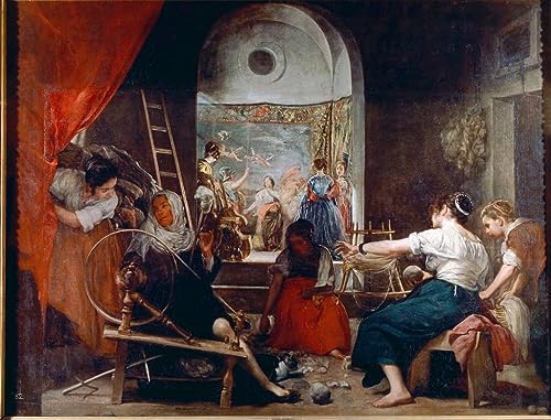 Póster vintage de Velázquez óleo impreso de 60x90cm ideal para crear un despacho elegante