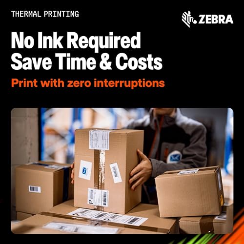Image of Zebra ZD621 Thermal Transfer Shipping Label Printer | Color Touch LCD | 4x8