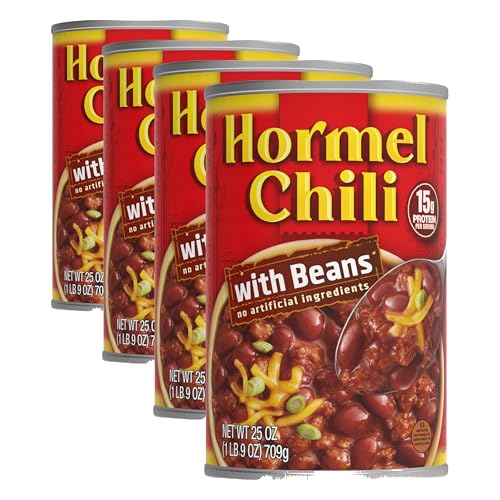 Image of Hormel Chili with Beans, 25 Oz (Pack of 4)